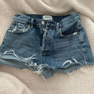 Agolde parker cut off shorts